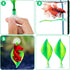 WILLBOND 2 Pieces Silicone Betta Bed Leaf Hammock, Comfortable Resting Spot for Betta Fish (Green)