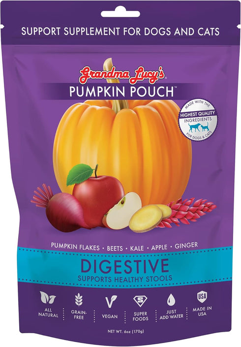Grandma Lucy's Pumpkin Pouch, 6 oz, Purple, Digestive