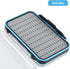 Gonex Fly Boxes for Fly Fishing, Two-Sided Waterproof Lightweight Box with Easy Grip Transparent Lid, 5.9"x 3.8"x 1.77"