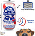 Pup Light and Pups Blue Rubbin - Parody Beer Dog Toys, Funny Plush Squeaky Dog Gifts for Birthday