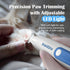 Trimmer Trimmer 18 mm Dog Paw with LED Light, Low Noise Paw for Dogs, Type-C Rechargeable Pet Grooming Kit Dog Grooming