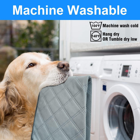 24x36 Inch(4pack) RIOUSSI Washable Pee Pads for Dogs, Reusable, Absorbent, Leakproof, Non Slip Pet Puppy Pads for Potty
