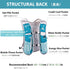 JEELAD Running Hydration Vest Backpack Pack, BPA-Free Leak-Proof Running Water Bottles for Marathon Biking Hiking