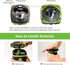 LE 1000LM Battery Powered LED Camping Lantern, Waterproof Tent Light with 4 Light Modes, Portable for Camping