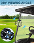 Magnetic Golf Cart Phone Holder Mount with Vibration Dampener & Ultra-Strength Neodymium N52 Magnets for EZGO/Club