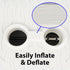 A42 Sea Eagle High Capacity Large Bellows Foot Pump for Use with Unsupported Fabric Inflatable Kayaks, iSUPS and Boats
