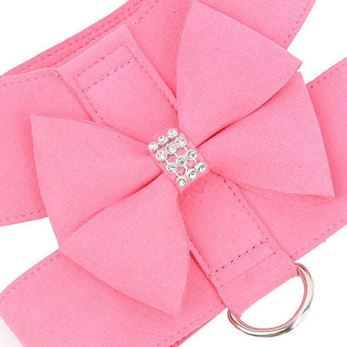 Ranphy Dog Harness and Matching Leash Set, Adjustable Bling Rhinestone No-Pull Puppy Vest for Yorkie Chihuahua Small