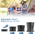 Portable Toilet Kit for Adults, Retractable Camping Toilet with Wearable Privacy Tent Outdoor Travel Toilet