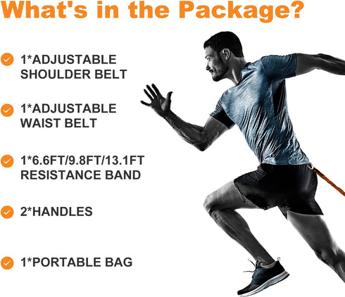 OYINDIZ Set Resistance Explosive Training Help to Improve Power, Strength, Agility, Track and Field for Football