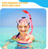 Kids Snorkel Set, Anti-Fog Diving Mask, Swimming Goggles, Dry Top Snorkel Equipment for Youth 5-10 Years
