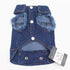 MISSPET Cute Soft Blue Jeans Denim Coat Jacket for Small Medium Dog Puppy Apparel Hoodies Clothes