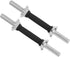 Yes4All Pair of Threaded Dumbbell Handles, Chrome/Rubber Grip, Fit 1” Plates, 14/16/18/24 inch