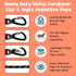6 Foot Dog Leash with 2 Extra Padded Handles - Heavy Duty No Pull Rope Lead with Lockable Carabiner for Medium to Large