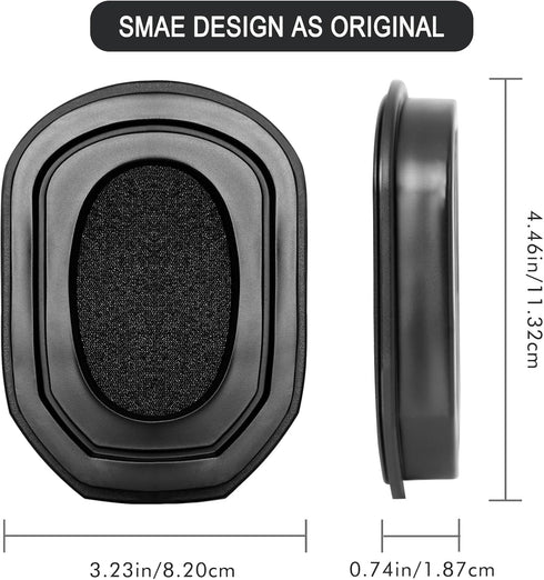 GEVO Gel Ear Pads for Walker's Razor Earmuffs, Comfortable and Soft Replacement Gel Ear Cups with Silicone Material