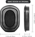 GEVO Gel Ear Pads for Walker's Razor Earmuffs, Comfortable and Soft Replacement Gel Ear Cups with Silicone Material