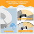 2PCS Sponge Core Dog Cat Cone Collar for After Surgery Recovery, Inflatable Dog Cone Alternative, Lainergie Dogs Donut