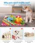 20 inch AMIR Snuffle Mat for Dogs, Sniff Mat Slow Feeding, Encourages Natural Foraging Skills, Slow Eating, Help Stress