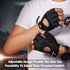Geyoga 2 Pairs Workout Gloves Adjustable Weight Lifting Gym Exercise Training Breathable Workout Gloves with Full Palm