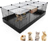PAWING 20 Panels Small Animal Playpen with Removable Top Cover & Waterproof Mat