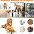Dog Crate Water Bowl, 2 pcs Stainless Steel Large Dog Bowls 40oz & 60oz, Durable Anti-Spill Pet Metal Bowl