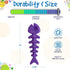 SodaPup Fish Bone – Durable Dog Chew Toy Made in USA from Non-Toxic, Pet Safe, Food Safe Nylon Material for Mental