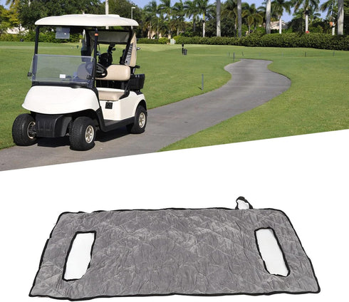 Golf Cart Seat Covers for Club Car, Waterproof Breathable Oxford Fabric Front Seat Cover Set, Bench Seat Protectors