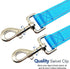 6FT Nylon Dog Tether, 1" Wide Reflective Thick Web Dog Training Tie Down for Medium Large Dogs Indoor Outdoor Front Yard Camping Blue