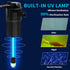 Aquarium Filter with U-V Light - Submersible Filter for 40 to 120 Gallon Fish Tank