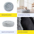 Dog & Cat Bed: Round Faux Fur Pet Bed, Plush Cozy Calming Donut Bed for Small Pets, Soft Comfortable Cushion for