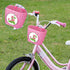 Girls Bike Basket, Front Handlebar Bicycle Basket with Bike Horn, Wheel Beads, Stickers, Streamers Kit