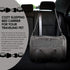Soft-Sided Cat Carrier Case - Airline Approved with 4 Ventilated Windows for Cats and Dogs under 10-25Lbs (Grey, 17.0 L