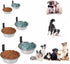 Elevated Cat Bowls, Raised Food and Water Bowls, Wall Mounted Pet Comfort Feeding Bowls