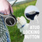 26 FT Retractable Dog Leash - Heavy Duty for Dogs up to 110lbs, One-Handed Brake, Non-Slip Handle