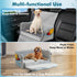 60 lbs 2 Large Dog Car Seat, Dogs Car Bed for Large Dogs Under or Small Breeds, Comfortable Dog Booster Carseat