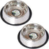 Iconic Pet Stainless Steel Non-Skid Pet Bowl, Rust Free and Odor Resistant for Dogs and Cats
