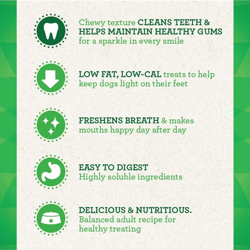 GREENIES Weight Management Petite Natural Dog Dental Care Chews - 27 oz Pack (45 Treats)