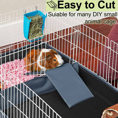 Chinchillas,18"79",1pcs, Washable Guinea Pig Bedding Cage Liner Waterproof Rabbit Bedding, Easily Cut to Suit Cage