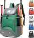 Lightweight Baseball Bag - Backpack with Shoe Compartment for T-Ball, Softball & Baseball Equipment & Gear