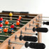 Set Zerodeko Sturdy Foosball Handles and End Caps Table Soccer Accessories with Black and White Footballs Compatible