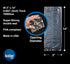 RESILIA Leak-Proof Shipping Bags for Live Fish, 3" x 14" 002 mil, Case of 1000