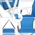 Pinikuyiro 220lbs Folding Beach Chair, Lightweight Beach Chair with Shoulder Straps, High Back Beach Chairs with Hard