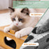 Luampo MDF Cat Nail File Enrichment Box, Scratch Puzzle with Sandpaper Surface, Stress-Free Nail Care Alternative