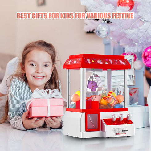 Claw Machine for Kids Toy Mini Arcade Machine Candy Grabber Prize Dispenser Vending Machine Arcade Game Machines