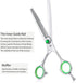 PURPLEBIRD 7 Inch Straight & Downward Curved Dog Grooming Scissors Set, Professional Pet Cutting Shears