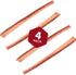 12 Inch, 4 Count (Pack 1) 100% Best Bully Sticks Natural Jumbo Bully Sticks for Large Dogs - of - Free-Range Grass-Fed