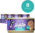 5.5 oz. (8 Count) Tiki Cat After Dark Soft Pate Wet Cat Food, Lamb & Beef Liver Recipe, Can