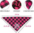 STMK Big Sister Plaid Dog Bandana, Pregnancy Announcement Plaid Scarf, Gender Reveal Photo Prop, Pet Scarves (Pink)
