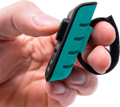 Educator Dog Training Finger Clicker with Audible Sound for Positive Reinforcement, Behavior and Obedience, Teal