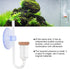 CO2 Diffuser, Fish Tank CO2 Atomizer, Transparent CO2 Diffuser, Acrylic for Home Saves Original Materials Easy to Outgas Aquarium(M)