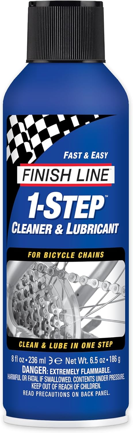 Finish Line 1-Step Bike Chain Cleaner and Lubricant Cleans, Lubricates & Protects